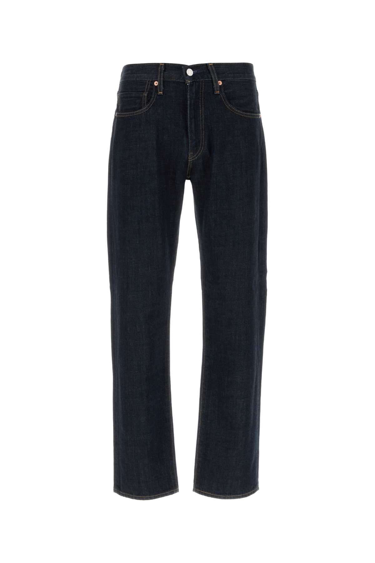 BLUE TAB ANCHOR RELAXED JEANS