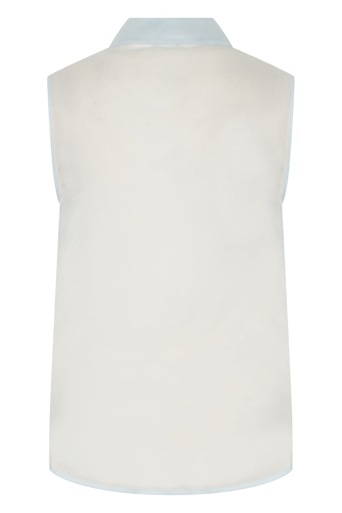Sleeveless silk blouse RTW