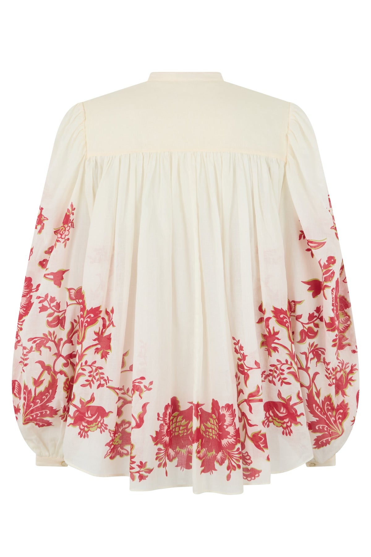 Cotton shirt with floral print RTW