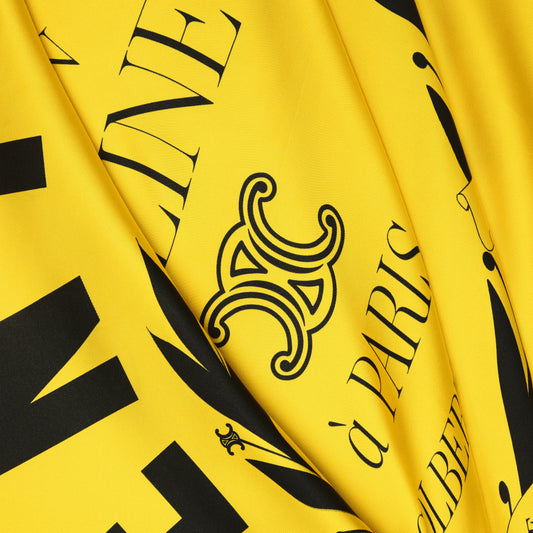 Celine 90x90cm square - YELLOWBLACK