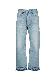 Celine Jeans wesley released hem-rigid indigo denim