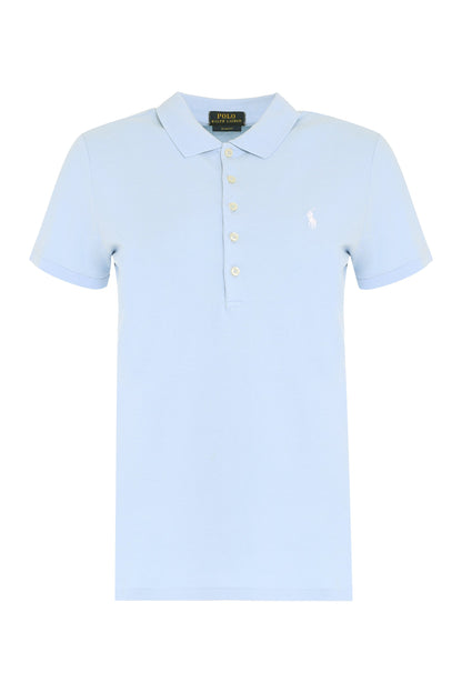 Stretch cotton piqué polo shirt RTW