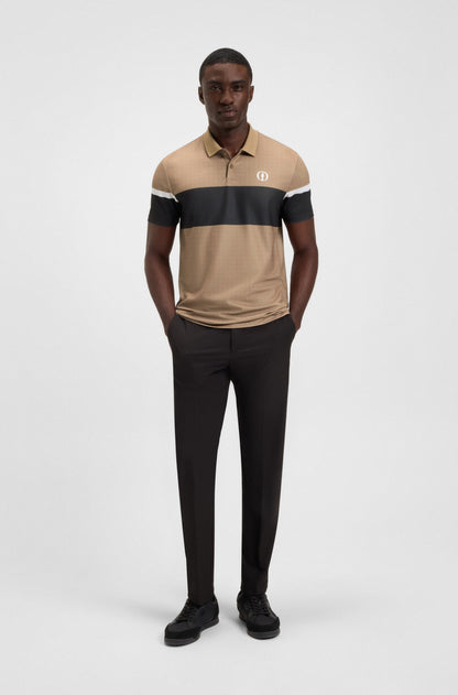 Short-sleeve polo in technical fabric RTW