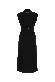 Christian Dior Abito vest asimmetrico belt