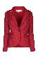 Christian Dior Giacca must un bottone collo  rossa