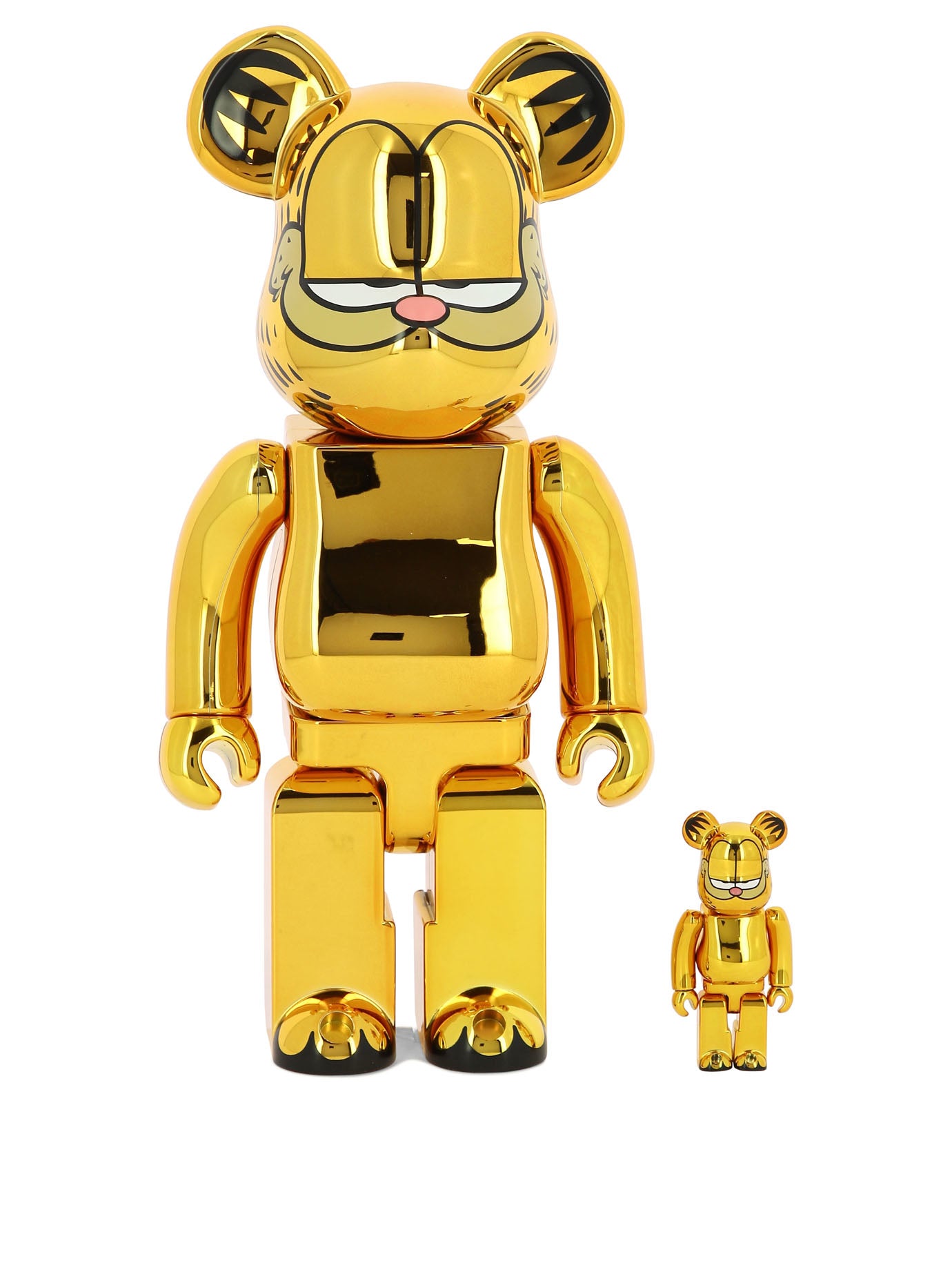 Medicom 100% + 400% Garfield Gold Chrome Be@rbrick Assorted Decorative accessories