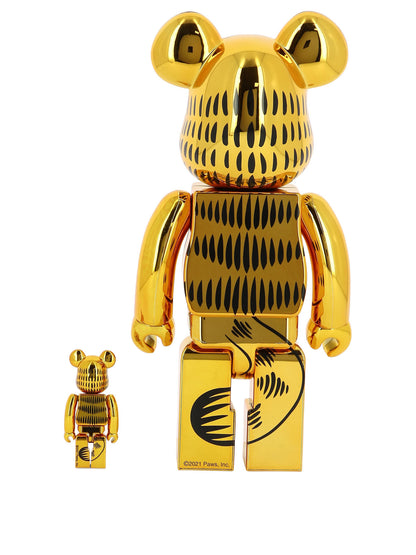 Medicom 100% + 400% Garfield Gold Chrome Be@rbrick Assorted Decorative accessories