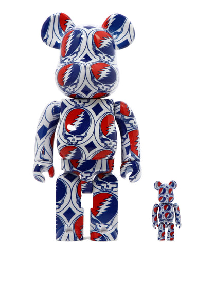 "Be@rbrick Grateful Dead Steal Your Face" 100% and 400% toy Decorative accessories