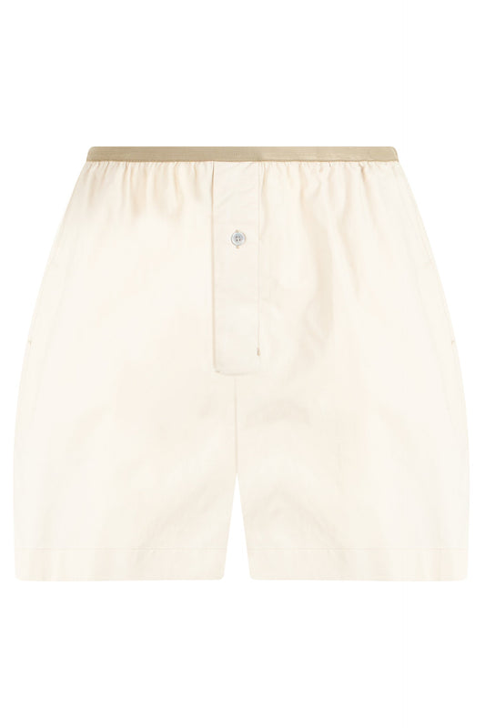 Shorts in cotton-silk blend fabric RTW