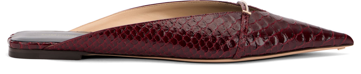Printed Leather Mules RTW