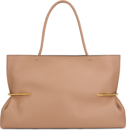 Tote bag Pinch Squeezed Horizontal in leather BAGS