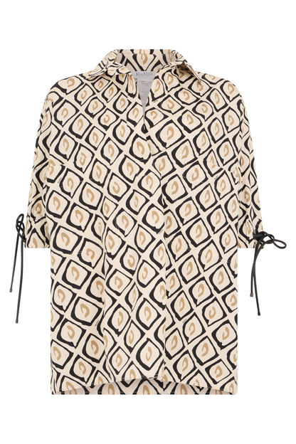 Printed cotton blouse RTW