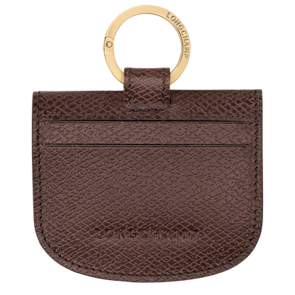 Longchamp Leather card holder with ring