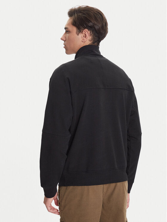 Cotton sweatshirt with high collar and zip RTW