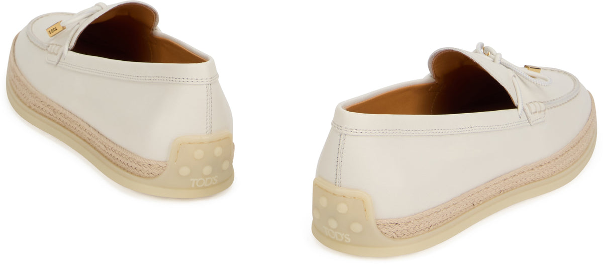 White leather moccasin RTW