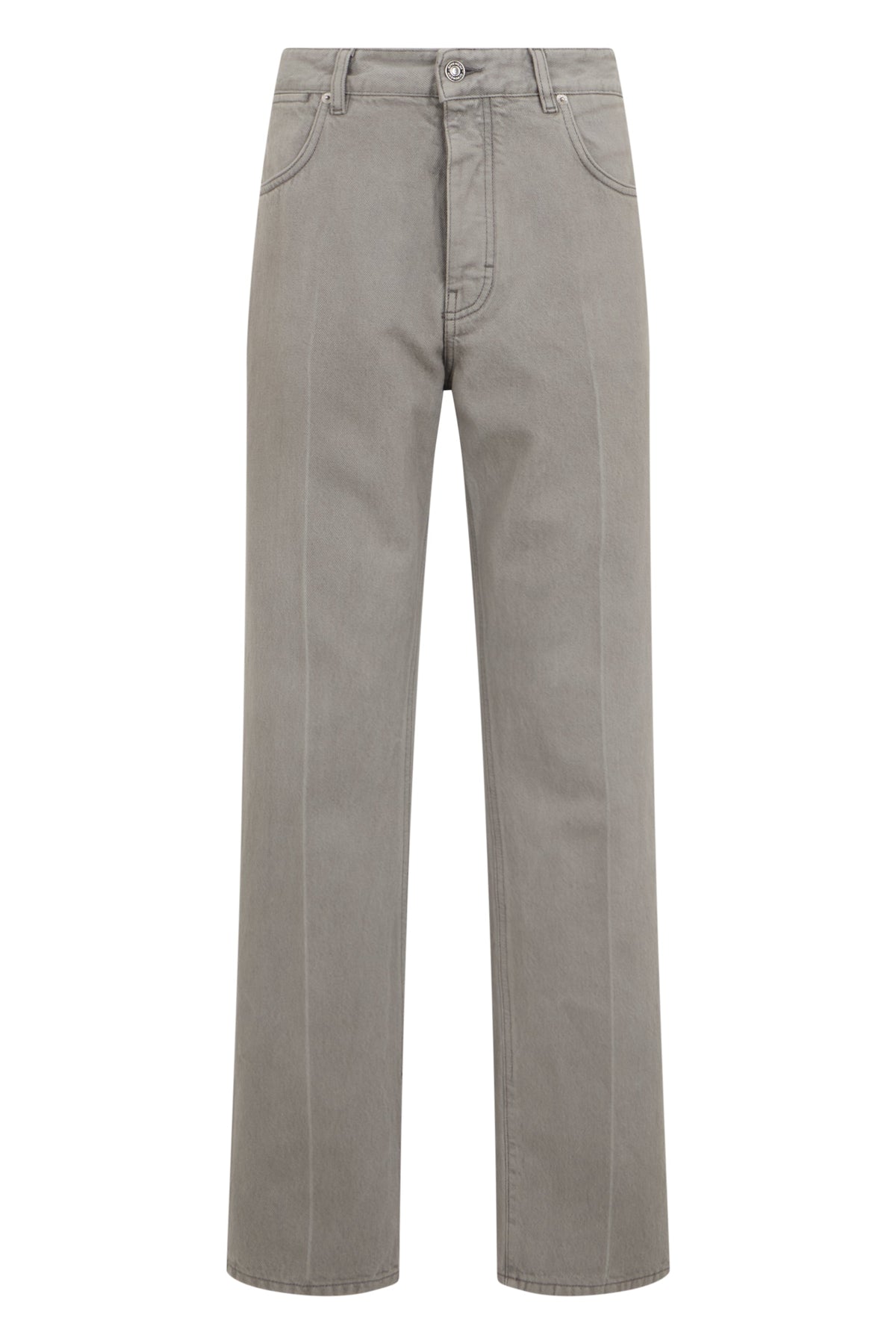 Straight wool trousers with high waist RTW