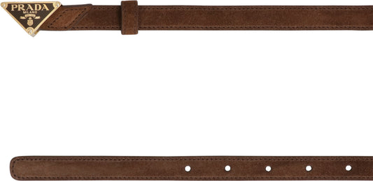 Prada Suede leather belt