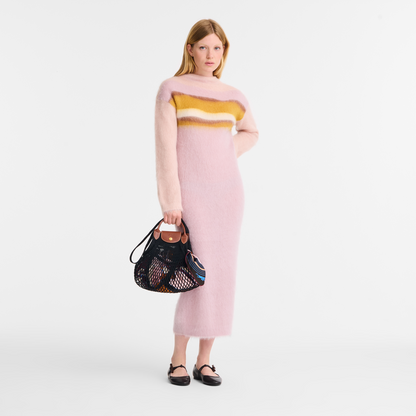 Longchamp Le Pliage Filet mesh-knit bag