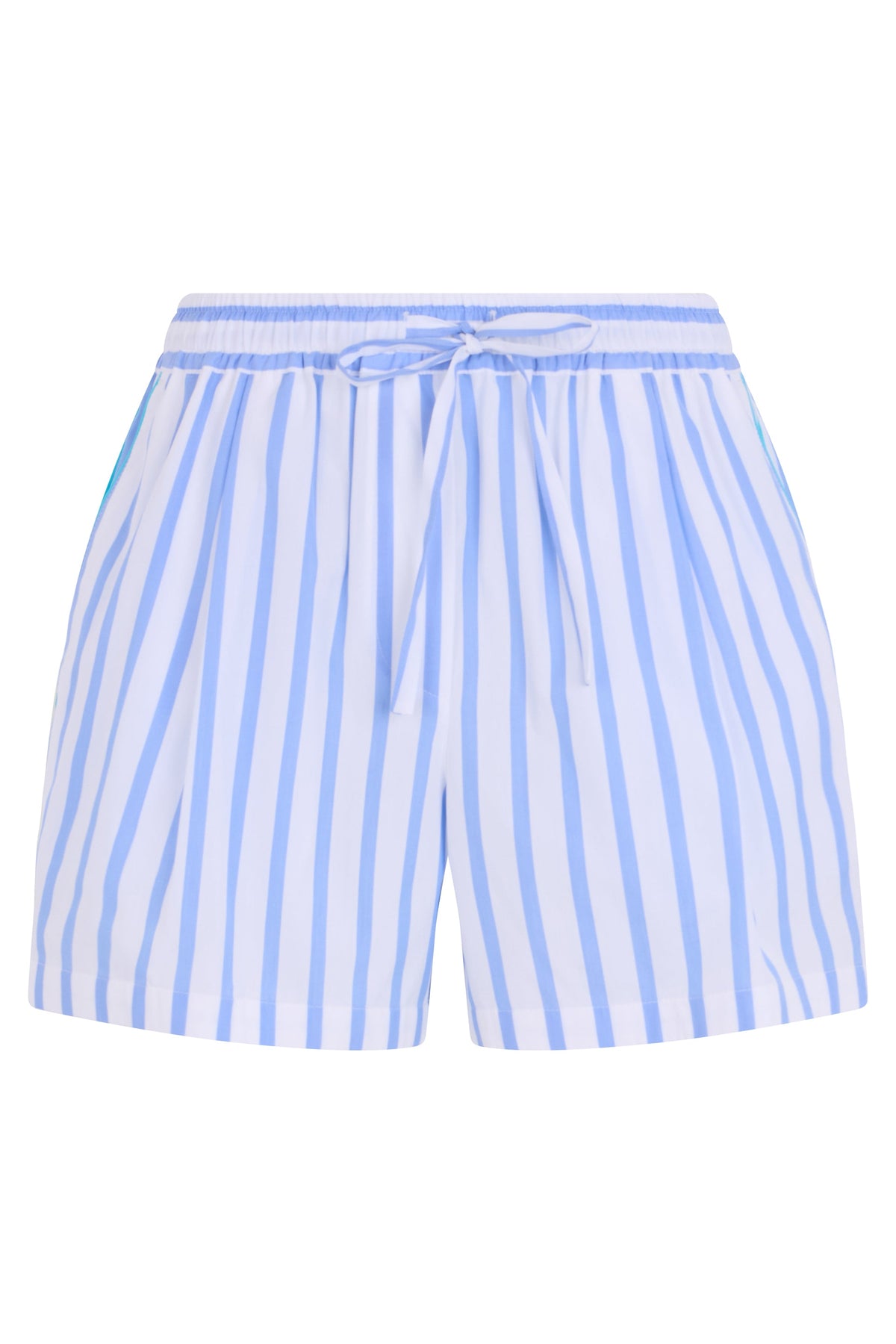 Striped poplin shorts RTW