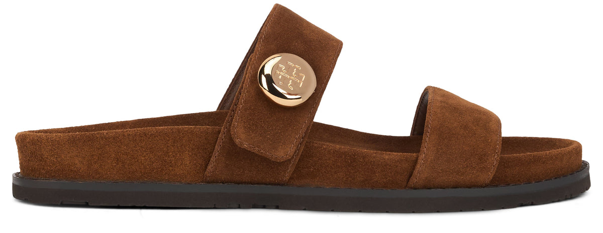 Low sandals in smooth leather SHOES