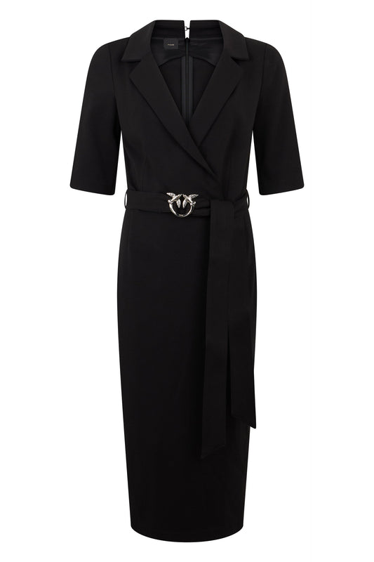 Fitted dress with belt ACC