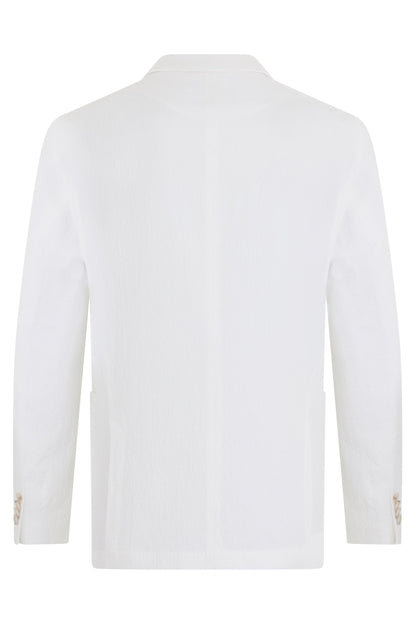 Single-breasted cotton jacket RTW
