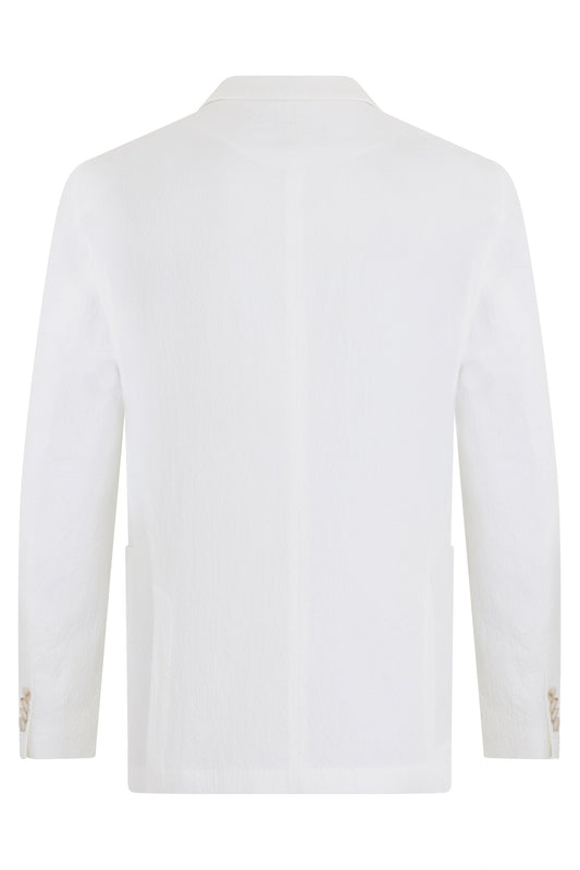 Single-breasted cotton jacket RTW
