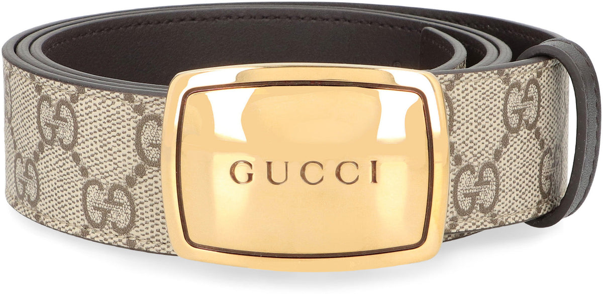 Belt with a logo buckle ACC