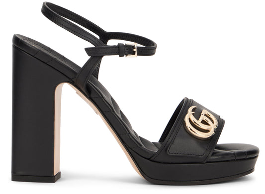GG Marmont sandals in leather SHOES