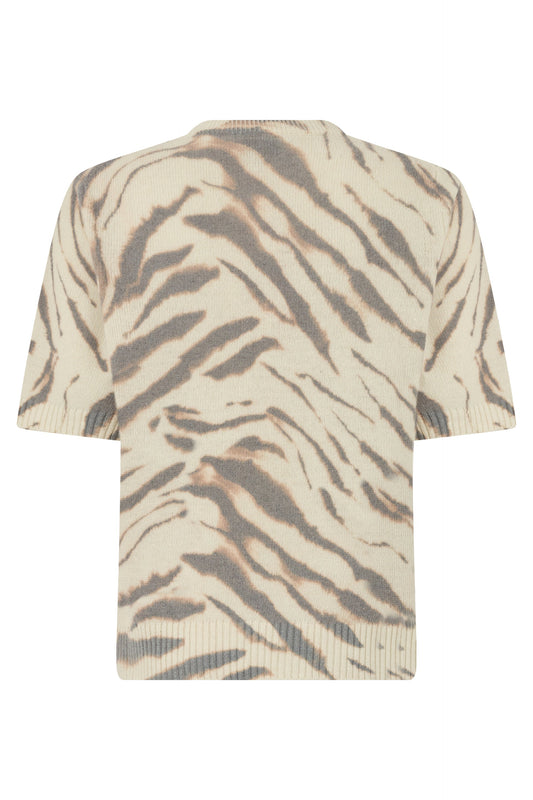 Wool printed T-shirt RTW