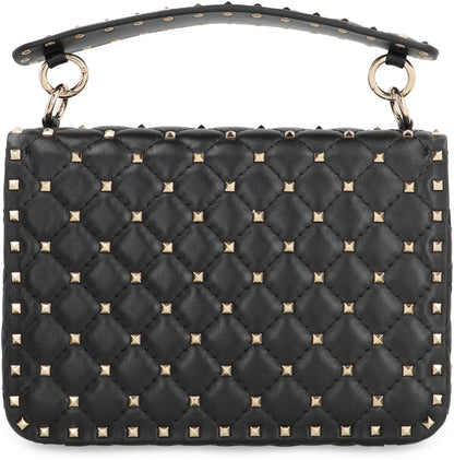 Valentino Garavani - Rockstud Spike media Leather handbag BAGS