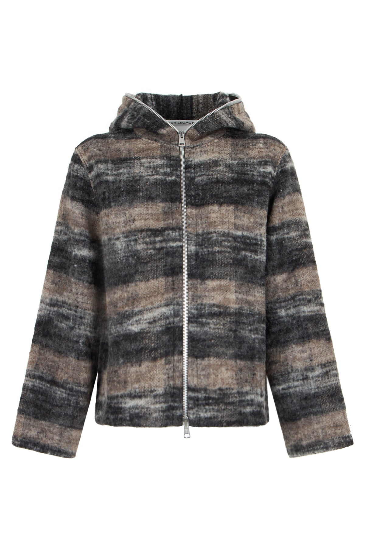 Cardigan in wool blend with zip RTW