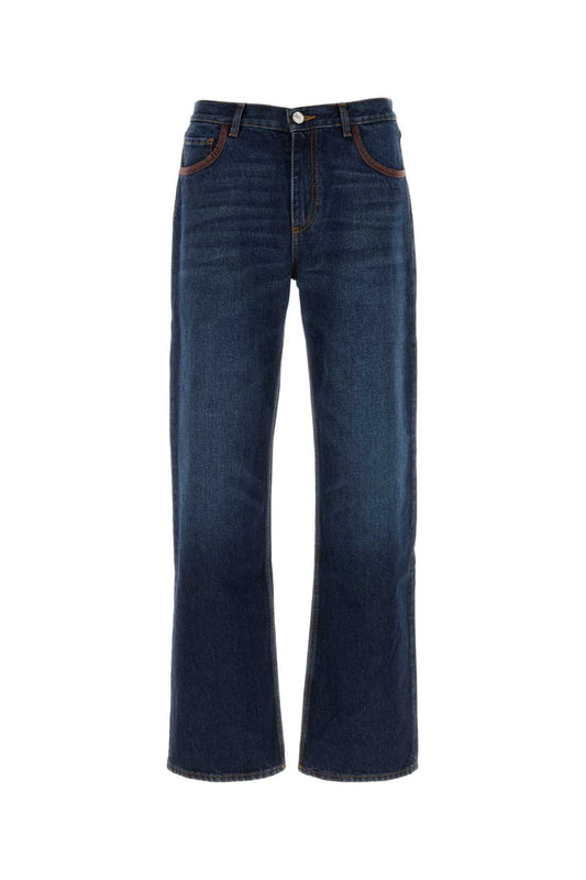 STRAIGHT LEG DENIM TROUSER JEANS