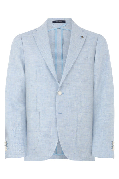 Unlined jacket in linen and wool RTW