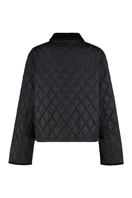 Burberry Cropped nylon quilted jacket