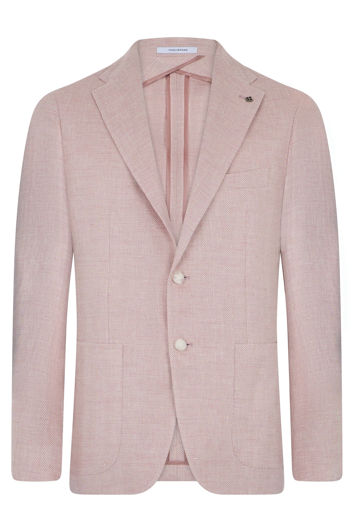 Single-breasted blazer in linen-cotton blend RTW