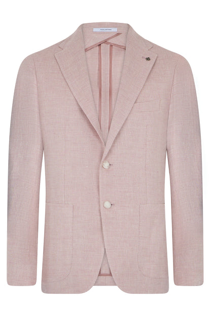 Single-breasted blazer in linen-cotton blend RTW