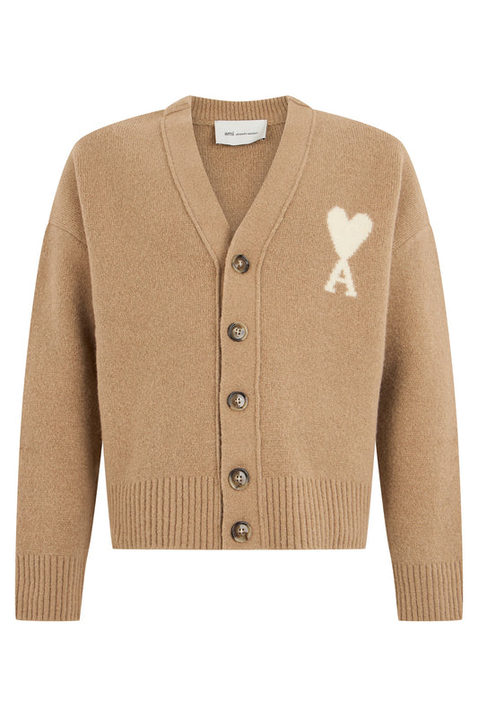 Cardigan with buttons and logo RTW