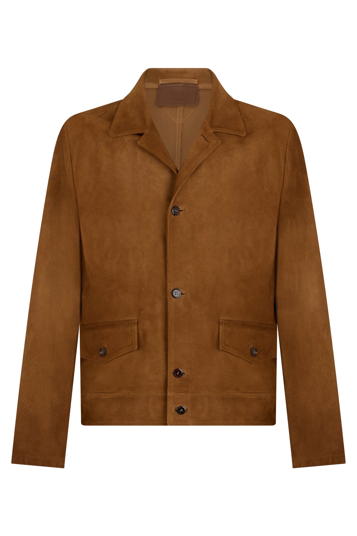 Short jacket in suede leather RTW