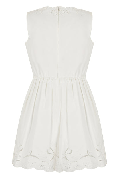 Mini dress with lace details RTW
