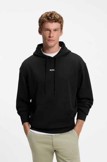 Cotton sweatshirt with hood and logo RTW
