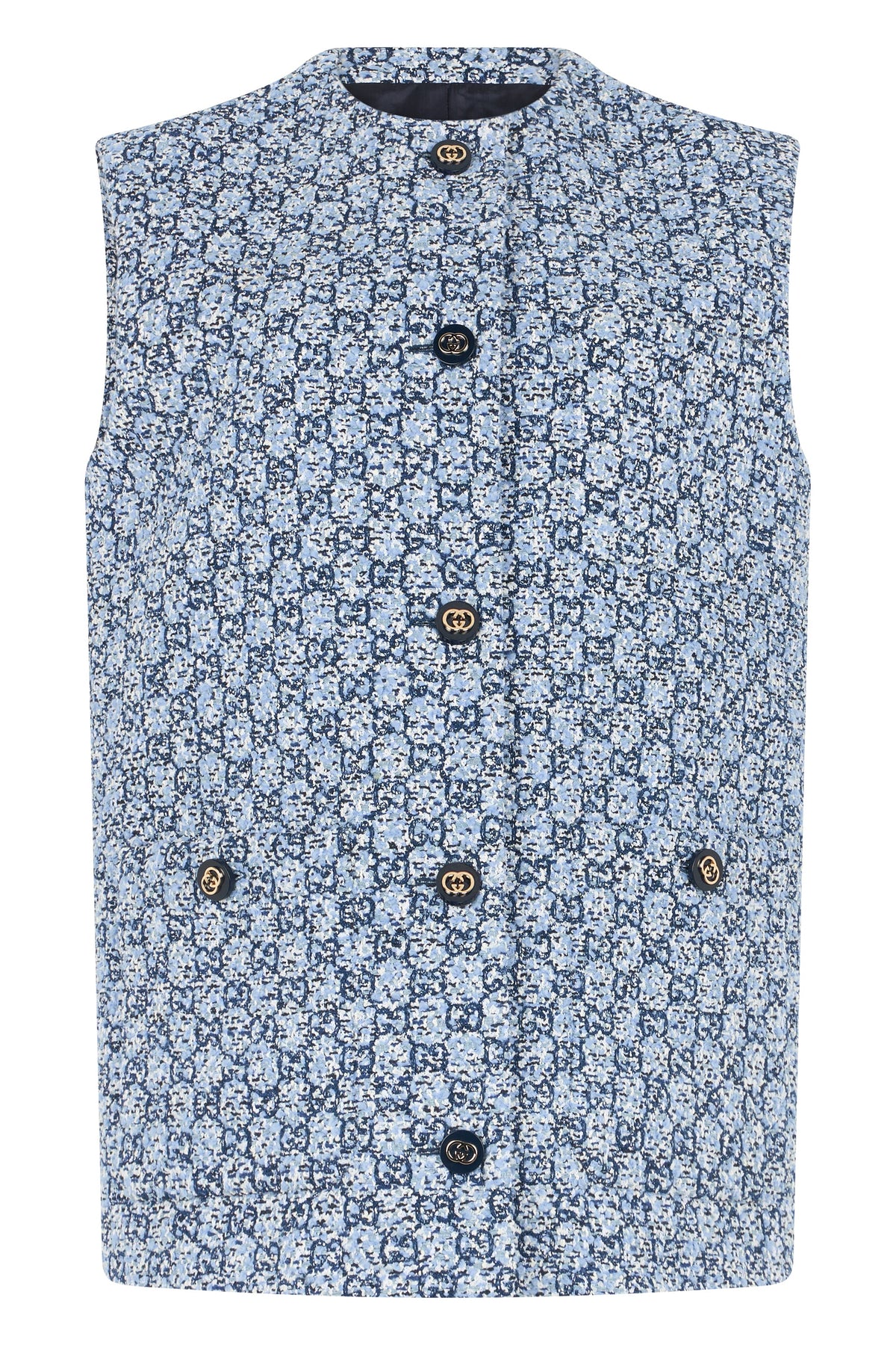 Vest With Decorative Buttons RTW