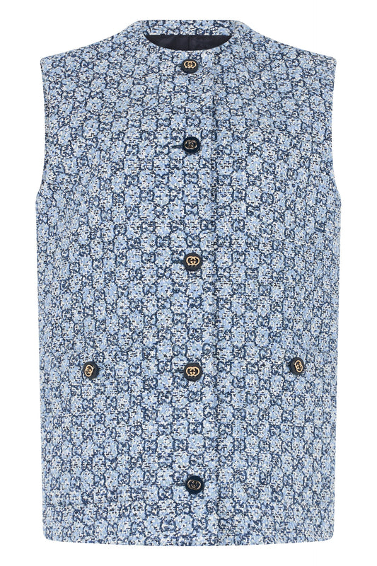 Vest With Decorative Buttons RTW