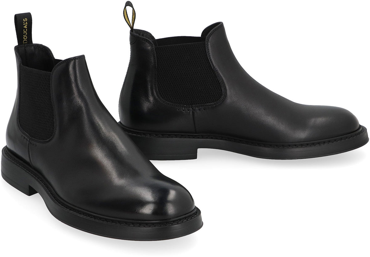 Leather Chelsea boots SHOES