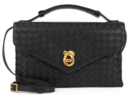 Knot lock in leather RTW