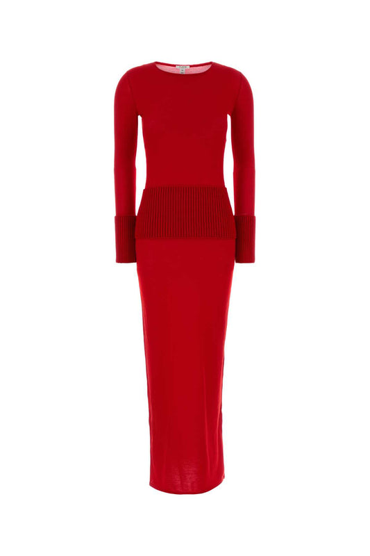 BODYCON DRESS MULTI GAUGE MERINO DRESSES