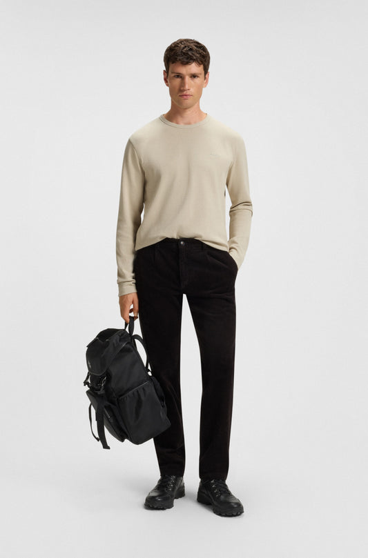 Long sleeve cotton shirt with logo RTW