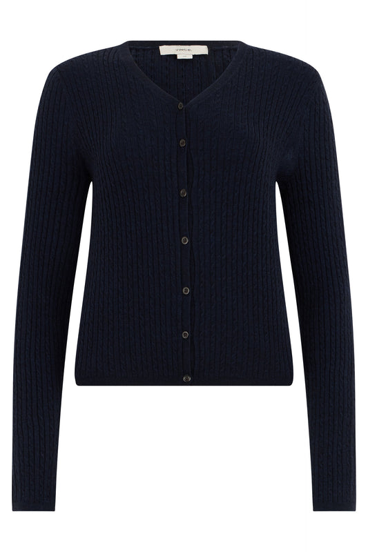 Cropped cardigan with buttons RTW