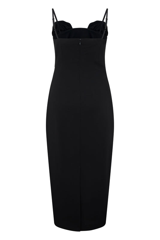Slim midi dress with rhinestones RTW
