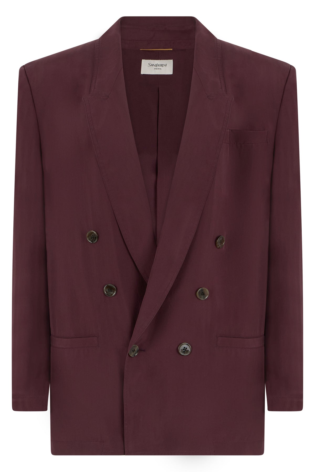 Double-breasted blazer in silk RTW
